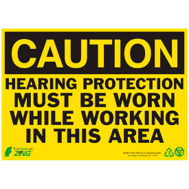 Zing Eco Safety Sign Caution Hearing Protection Must Be Worn In... 14