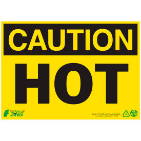 Zing Eco Safety Sign Caution Hot 14