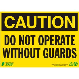Zing Eco Safety Sign Caution Do Not Operate... 14