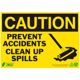 Zing Eco Safety Sign Caution Clean Up Spills 14