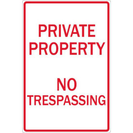 Zing Eco Parking Sign Private Property No Trespass 12