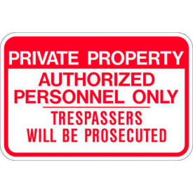 Zing Eco Parking Sign Private Property Authorized Personnel... 18