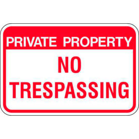Zing Eco Parking Sign Private Property No Trespassing 18