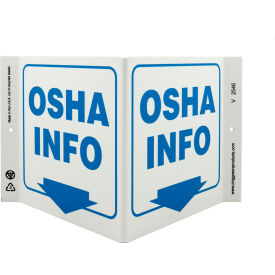 Zing Eco Safety V Sign OSHA Info. 12