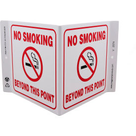 Zing Eco Safety V Sign No Smoking Beyond Point 12