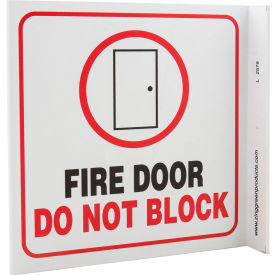 Zing Eco Safety L Sign Fire Door Do Not Block 7