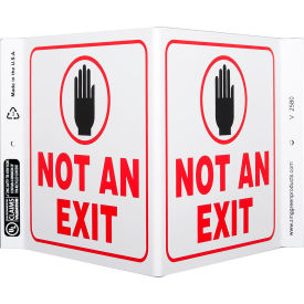 Zing Eco Safety V Sign Not An Exit 12