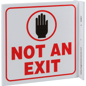 Zing Eco Safety L Sign Not An Exit 7