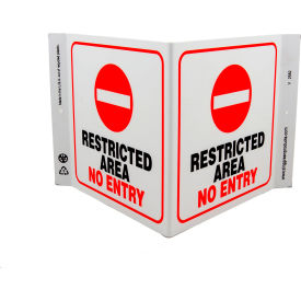 Zing Eco Safety V Sign Restricted Area No Entry 12