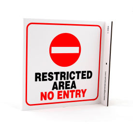 Zing Eco Safety L Sign Restricted Area No Entry 7