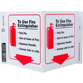 Zing Eco Safety V Sign To Use Fire Extinguisher Pull Pin Aim... 12