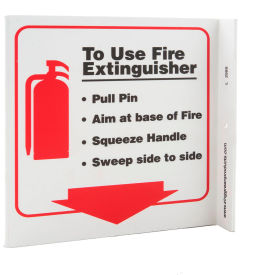 Zing Eco Safety L Sign To Use Fire Extinguisher Pull Pin Aim... 7