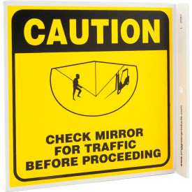 Zing Eco Safety L Sign Caution Check Mirror for Traffic Before... 7