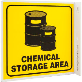 Zing Eco Safety L Sign Chemical Storage Area 7