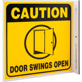 Zing Eco Safety L Sign Caution Door Swings Open 7