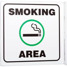 Zing Eco Safety L Sign Smoking Area 7