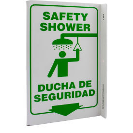 Zing Eco Safety L Sign Safety Shower Bilingual 8