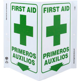 Zing Eco Safety V Sign First Aid Bilingual 10-5/8