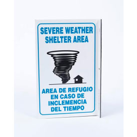 Zing Eco Safety L Sign Severe Weather Bilingual 8