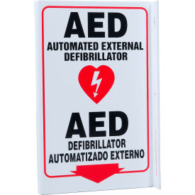 Zing Eco Safety L Sign AED Bilingual 8