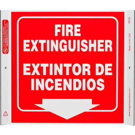 Zing Eco Safety Corner Sign Fire Extinguisher Bilingual 10