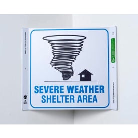 Zing Eco Safety Corner Sign Severe Weather 10