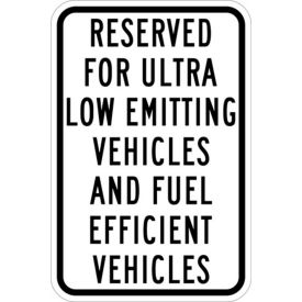 Zing Eco Parking Sign Fuel Efficient Vehicle Parking 12