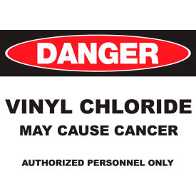 Zing Eco GHS Sign Danger Vinyl Chloride 14