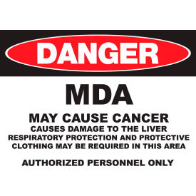 Zing Eco GHS Sign Danger MDA 14