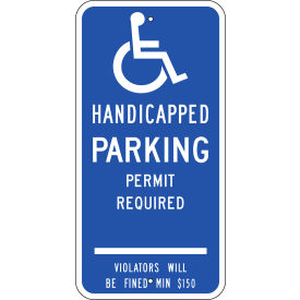 Zing Eco Parking Sign Handicapped Parking Permit... Connecticut 12