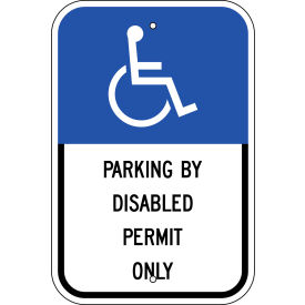 Zing Eco Parking Sign Handicapped Parking Disabled Permit Florida 12
