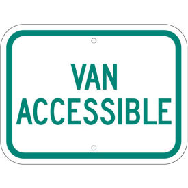 Zing Eco Parking Sign Handicapped Van Accessible N. Carolina 12