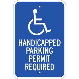 Zing Eco Parking Sign Handicapped Parking Permit 12