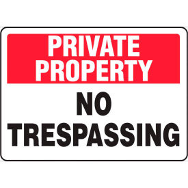 Zing Eco Security Sign Private Property No Trespassing 14