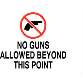 Zing Concealed Carry Sign No Guns Allowed 14