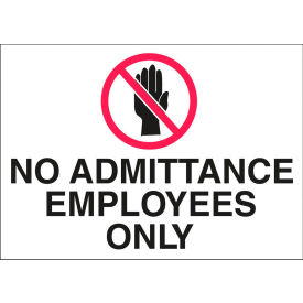 Zing Eco Security Sign No Admittance 14