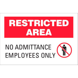 Zing Eco Security Sign Restricted No Admittance 14