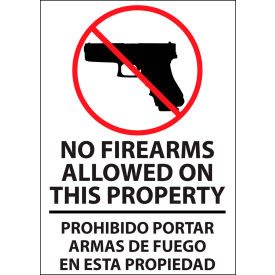 Zing Eco Security Label No Firearms Allowed 5