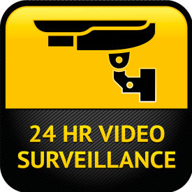 Zing Eco Security Label 24 Hr Video Surveillance 4