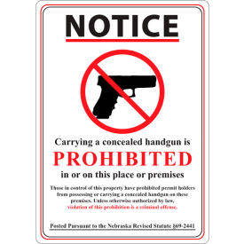 Zing Concealed Carry Sign Nebraska Regulations 10