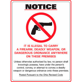 Zing Concealed Carry Sign Ohio Regulations 10
