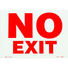 Zing Eco Safety Sign No Exit 14