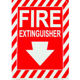 Zing Eco Safety Sign Fire Extinguisher with Arrow 10