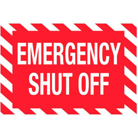 Zing Eco Safety Sign Emergency Shut Off 14