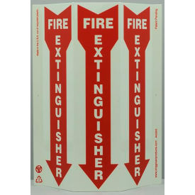 Zing Eco Safety Tri View Sign Glow In The Dark Fire Extinguisher 9