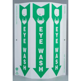 Zing Eco Safety Tri View Sign Eye Wash 9