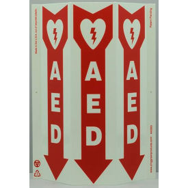 Zing Eco Safety Tri View Sign AED 9