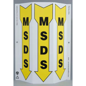 Zing Eco Safety Tri View Sign MSDS 9