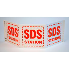 Zing Eco GHS TriView Sign SDS Station 20