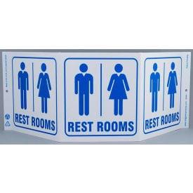 Zing Eco Public Facility Tri View Sign Rest Rooms 20